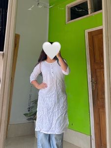 White Kurti