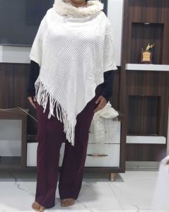 Ponchu Woolen Top