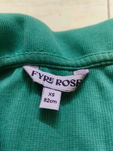 Chic Sea Green Polo Crop Top {Price negotiable}