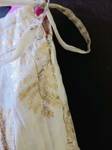 Gorgeous ✨Golden And beige Ethnic Skirt✨