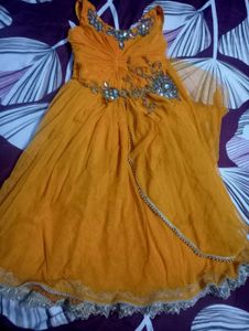 Really Good Gown Dress For Girls 6-8 Years Frock