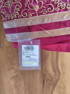 Elegant Pink Embroidered Kurta Fabric