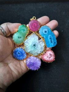 Colorful Stoned Pendant For Women