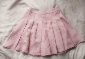 Pink Tweed Skirt Set