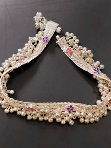 Silver Anklets with Bells