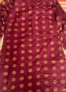 Purple Kurti Pant Set