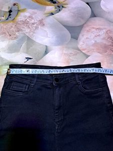 Black Denim Shorts