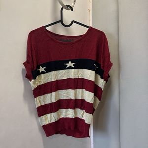 Striped Star Top