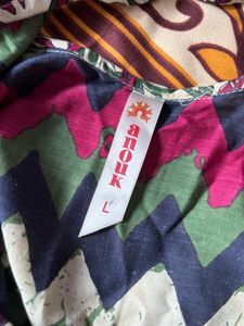 Anouk Printed Cotton Kurti | Size L