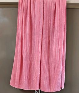 Pink georgette stole