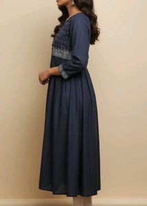 Elegant Navy Blue Kurta