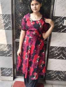 Floral Print Midi Dress