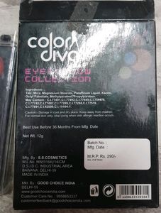 Eyeshadow Collection By Color Diva With Unique Colours