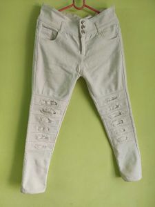 Women's White Jeans