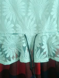 WHITE SKATER DRESS 👗