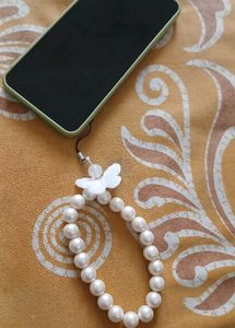 Bracelet Butterfly Pearl Charm