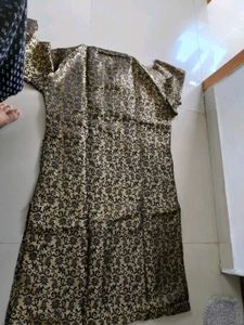 Elegant Floral Print Kurta