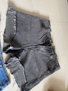 Super Combo Of 2 Trendy Denim Shorts