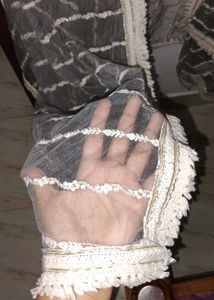 Elegant Grey Embroidered Kurta