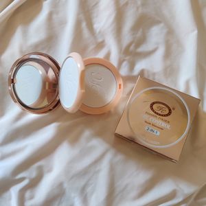 Fashion Colour Oil Control Nude Makeover 2-IN-1 Face Powder
