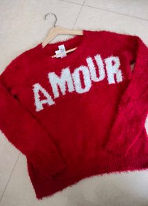Women's  Red Sweater