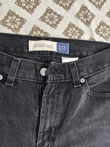 Charcoal Black Bootcut Jeans