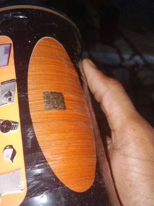 orange mono kite fighter with golden chip manjha
