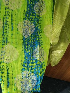 Green Embroidered Salwar Kameez