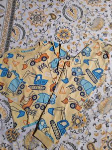 Boys' Construction Pajama Set