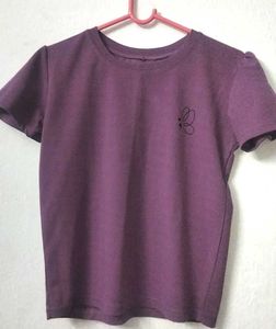 Purple Casual T-Shirt🌷