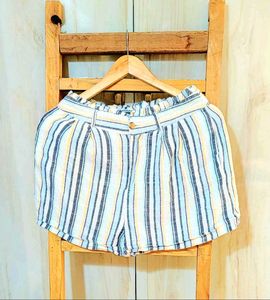 Cotton Stirp Design Short Waist Size-28
