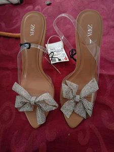 Zara Transparent Heels