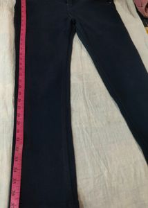 Never Wear Dark Blue Demin Jeans With Length 38