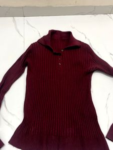 Buttoned Pullover For Girls