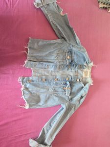 Distressed Denim Jacket
