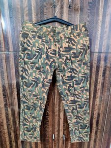 Army Print Chinos