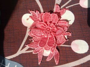 500  Designer Embroidery Flowers