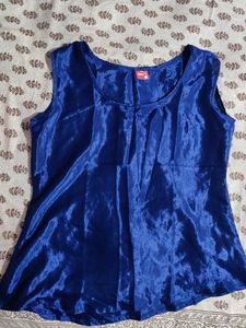 Multi Colour Shirt Style Top With Inner