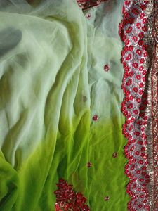 Dual Colour Beautiful Saree😍😘.