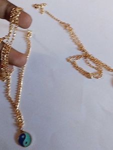 Yin Yang Clock Necklace