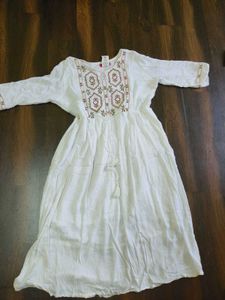 Boho Embroidered Midi Dress