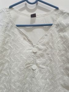 White Kurti