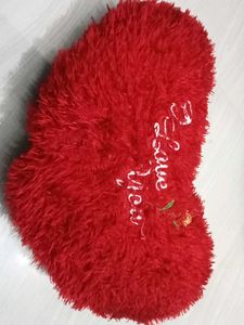 Red Heart Pillow - 'Love You'