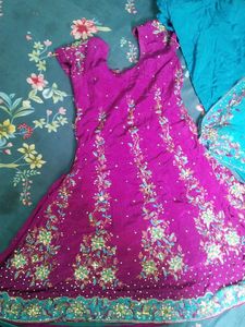 Purple Dress Material