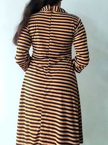 Striped Casual Fit &amp; Flare Dress ☀️