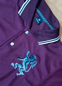 Burgundy T-shirt For Men