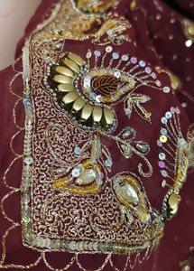 aari tari work 💯 beautiful 😻 Saree