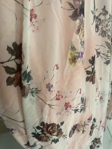 Floral Printed Georgette Gown