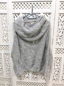 ✈️ Imported Cozy Silver Knit Sweater A
