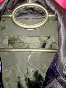 Purple Velvet Imported Blazer